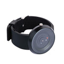 Triangle Pointer Quartz Watch Men Women Silicone Strap Wristwatch (Watch) A