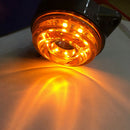 2PCS Amber Clearance Side Marker Indicator Light Boat Truck Trailer Bus Lamp