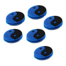 6 Pieces Yin and Yang Tennis Racquet Vibration Dampener Damper Tennis