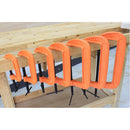 3pc Woodwork Clamp For Quick Woodworking, Manual Work 1in& 2in & 3in