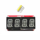 4 Pcs 0.54" 4 Digit Segment Tube LED Display Module for Arduino I2C Matrix