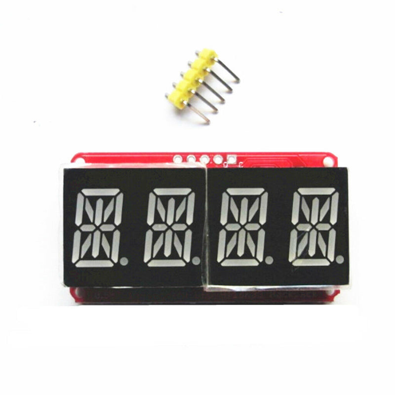 4 Pcs 0.54" 4 Digit Segment Tube LED Display Module for Arduino I2C Matrix