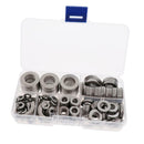 270pcs Copper Alloy Flat Round Washers Assortment Kit - M4 M5 M6 M8 M10 M12