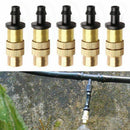 10 pcs Adjustable Misting Nozzle for Gardening Sprinkle Brass Watering Spri