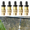 10 pcs Adjustable Misting Nozzle for Gardening Sprinkle Brass Watering Spri