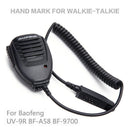 For Baofeng UV-9R BF-A58 BF-9700 Walkie Talkie Two Way Audio Radio Mic Speaker