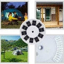 Flag Pole 42 LED Solar Powered Automatic Light Night Bright Light Flag Best X9P9