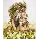 5D DIY Full Drill Diamond Painting Lion Cross Stitch Embroidery Mosaic Kit