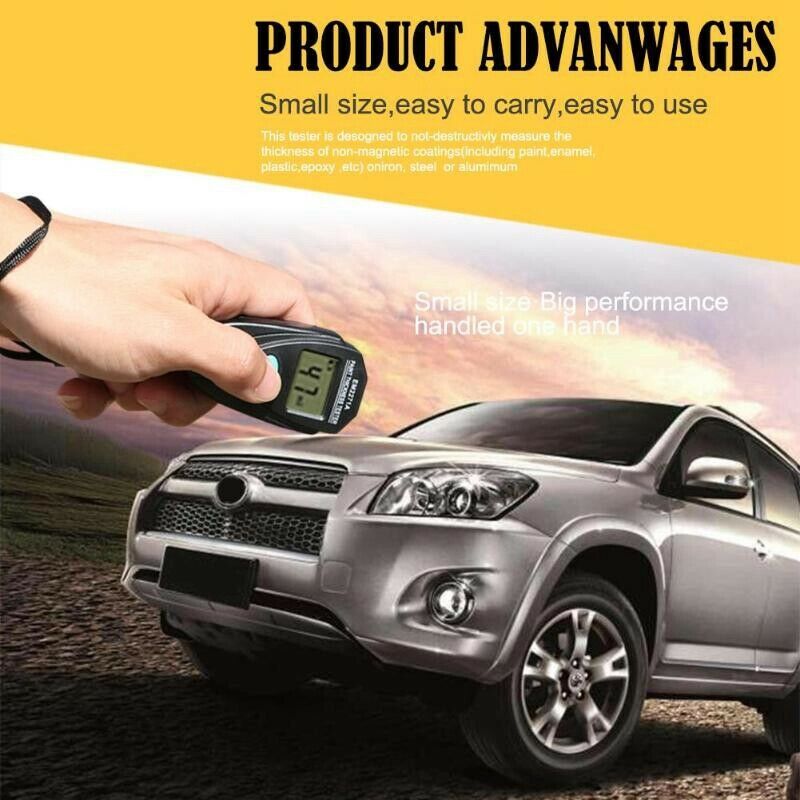 EM2271A Digital Car Painting Coating Thickness Tester Gauge w/Sheet Adjustm S4M5