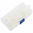 180PCS M3 Nylon White Hex M-F Spacers/ Screws/ Nuts Assorted Kit, Standoff,