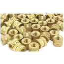 M3 x 3mm x 4mm Brass Injection Molding Knurled Threaded Insert Nuts(500pcs) P4K9