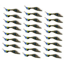25Pcs Artificial Simulation Foam Bird, Feathered Peacock Ornaments DIY Craft for
