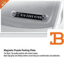 Luminous Magnetic Temporary Parking Card Phone Number Card Plate Front Wind P6X3