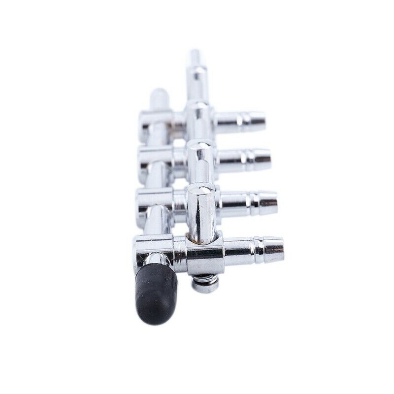 Aquarium Fish Tank Pump Air Flow Tube Pipe Line Control Valve Outlet:5,CoppeM1C7