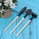 3pcs/set Gardening Tools Mini Shovel Harrow Spade for Potted Plant Flowers