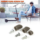 3pcs Rear Back Fender M365 Electric Scooter Screws Rubber Cap Guard Shelf Parts