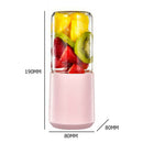 280mL Electric Juicer Lemon Juice Extractor USB Food Mixer Machine (Pink)