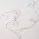 5M LED String Globe Star Fairy Light for Wedding Christmas (White)