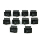 Lots 10Pcs Car Truck Boat Round Rocker 12V 16A 2-Pin ON/OFF Toggle SPST Switches