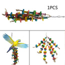 Colorful Parrot Toys Macaw Cage Chew Toys For Parrots Birds Conure Swi XKY