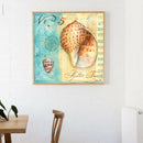 5D DIY Full Round Drill Diamond Painting Conch Living Room Decor (WX431)