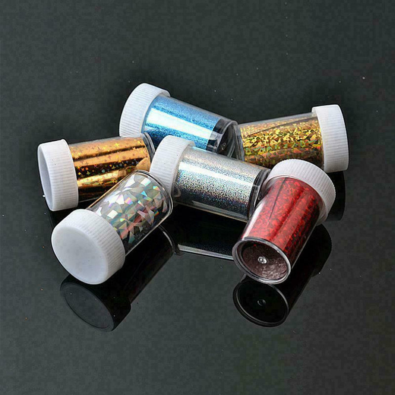 1pcs Clear Empty Plastic Jars Pots Nail Art Glitter Bottle-New Make Cosmeti J4X9