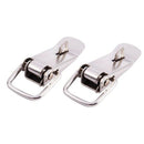 2x Case Chest Spring Loaded Draw Lock stainless steel Toggle Latch Hasp Sil Q9M9