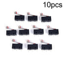 10Pcs Micro Roller Lever Arm Open Close Limit Switch KW12-3 PCB Microswitch neME