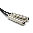 6.35mm Stereo Plug Male To Dual 1/4" 6.35mm