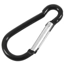 Carabiner Clip Lock Hook Keychain Black Small 100pcs