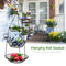 Plants Fruit Basket Pierced Country Style Home Space Saving Chain Hanging 3 Tier