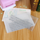 10pcs/set Transparent Storage Bags for DIY Scrapbooking Cutting Dies Stamp