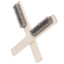 2PCS/Set Stainless Steel Brush Small Wire Brushes For Metal Rust Cleaning  OZ