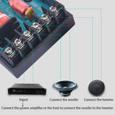 2 Crossover Adjustable Bass Tool Frequency Divider Audio DIY Car Speaker