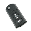 Car Remote Key Shell 3 Button Flip Folding Key Case Blank for Mazda 2 3 5 6