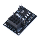 5x socket adapter plate board for 8pin NRF24L01 Wireless transceive modu MO