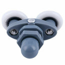 4x 23mm Twin Bottom Top Shower Door Rollers Pulleys Wheels Runners N5W5