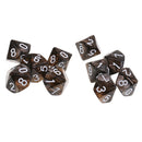 10Pcs 10 Sided 16mm Polyhedral Dice Set - D10 Double Color Acrylic Dice