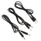 3Pcs Audio Converter Cable 3.5mm Mono Jack Male To Male Extension Cable, 1M