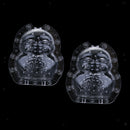 2PCS Fuwa-shaped Fruits Shaping Mold  Pear Peach Growth Forming Molds