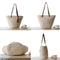 Women Beach Woven Shoulder Bag Holiday Totes Travel Bucket Straw Handbags