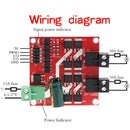 DC 12V 24V 7A 160W Dual Motor Driver Module Board H-bridge L298 Logic