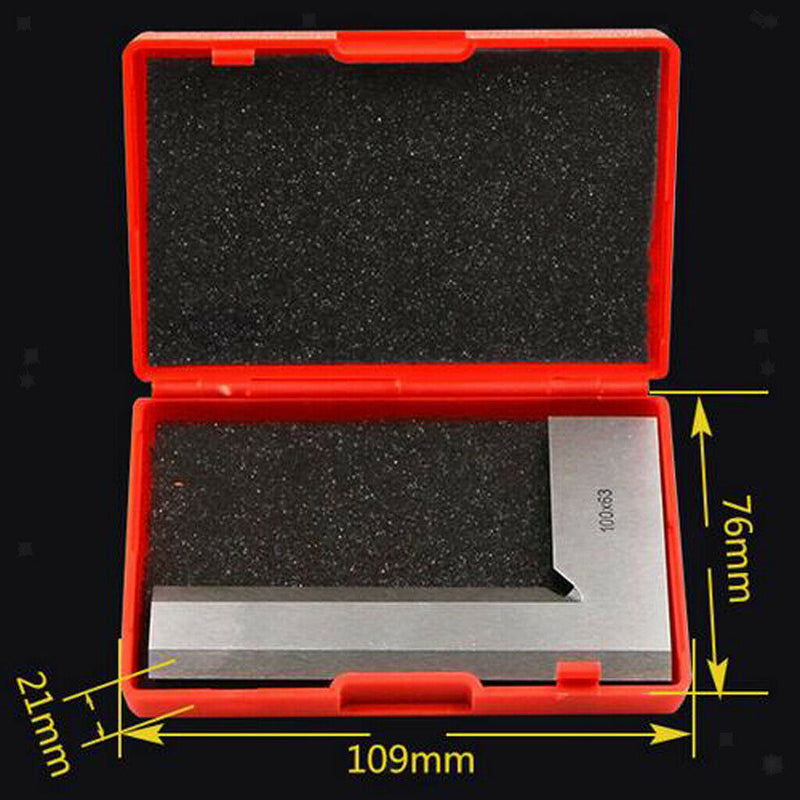 Harden Steel Right Degree Angle Try Square Ruler, Measuring Layout Drawing Tool