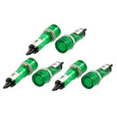 10 Pcs DC 12V Recessed Green Pilot Light Signal Indicator Lamp G9W4