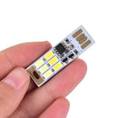 Mini Touch control 2 lightcolors adjustable LED USB Light Double Sided 3C