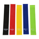 5pcs 600x50mm Yoga Resistance Bands Elastic Rubber Loops Fitness Equipment