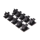 10 Cable Cord Wire Organizer Plastic Clip Ties Fixer Holder Self Adhesive 1FB JR