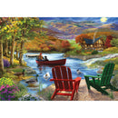 5D DIY Diamond Painting Country Boatman Full Drill Embroidery Picture Decor