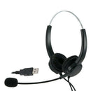 Call Center Headset USB Wired Offical Telephone Headphone with Microphone
