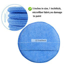 Microfiber Wax Applicator Pad 5" Ultra Soft With Finger Pocket Polish For Wax ME